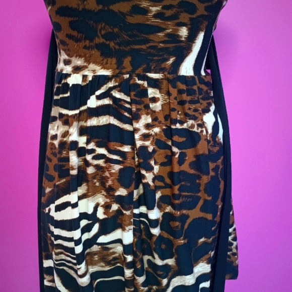 Rampage Y2K Ladies Animal Print Balloon Mini Dress (Size Medium) - Picture 7 of 11